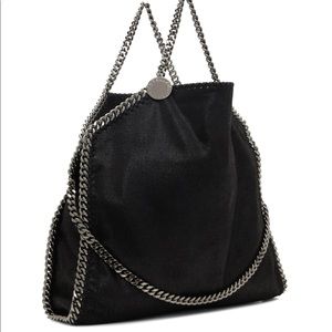 Stella McCartney Black Three Chain Tote